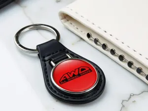 Subaru Custom Leather Keychains High-End Customizable